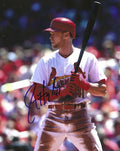 AUTOGRAPHED JEREMY HAZELBAKER 8X10 St. Louis Cardinals photo
