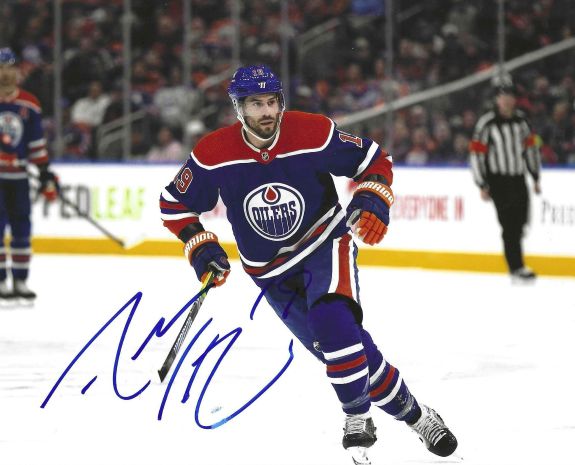 Autographed ADAM HENRIQUE 8X10 Edmonton Oilers Photo