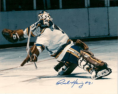 Autographed RICK HEINZ 8x10 St. Louis Blues Photo