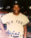 AUTOGRAPHED  ELROD HENDRICKS 8X10 New York Yankees Photo