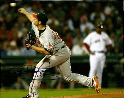 AUTOGRAPHED  photo DAVID HERNANDEZ Baltimore Orioles