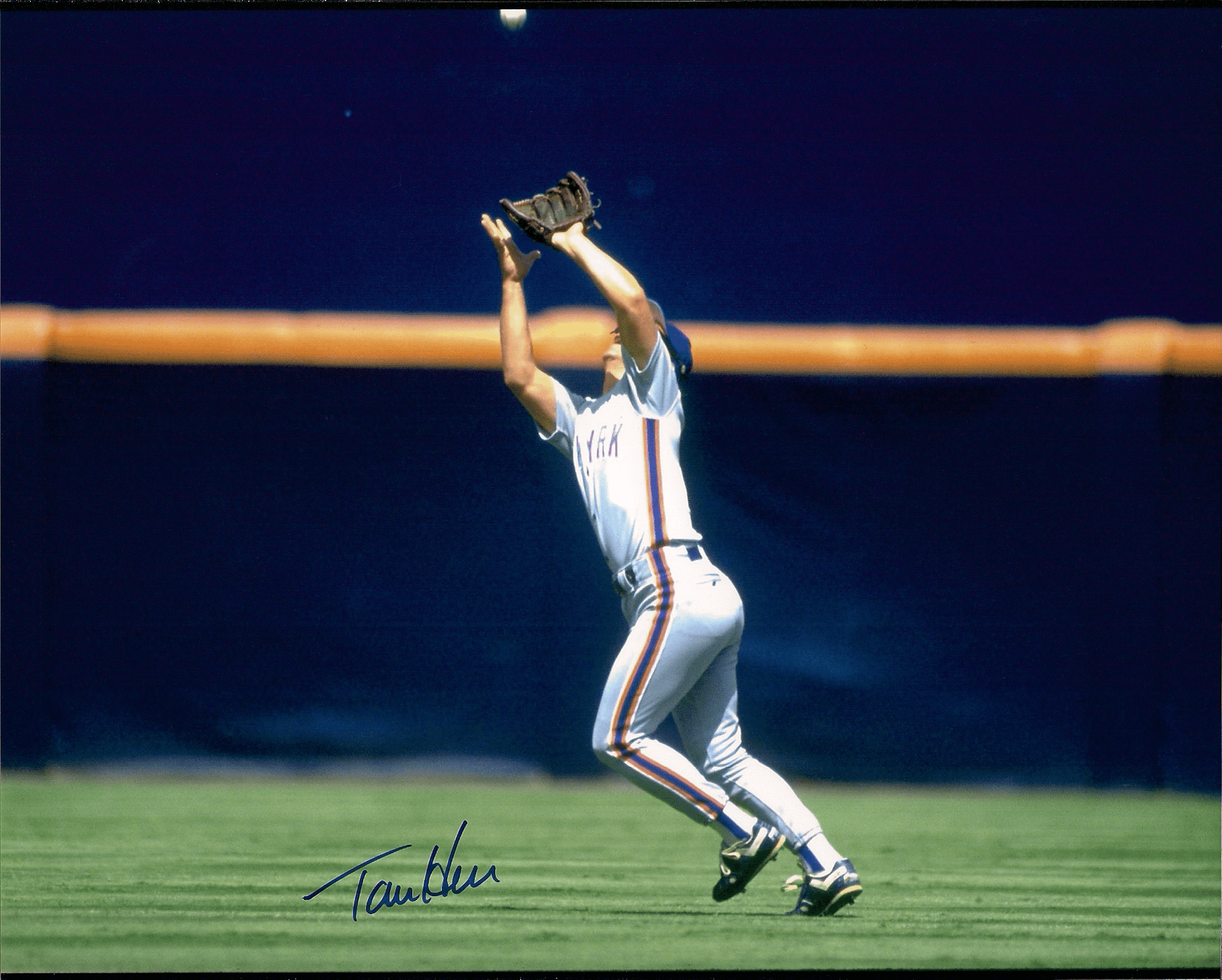 AUTOGRAPHED TOMMY HERR 8x10 New York Mets photo