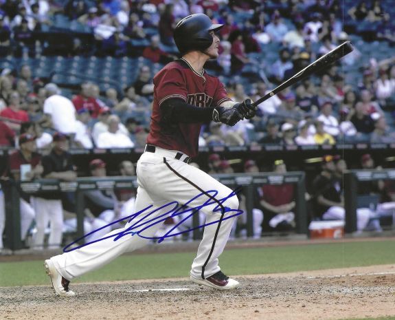 Autographed CHRIS HERRMANN 8X10 Arizona Diamondbacks Photo