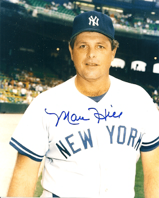 AUTOGRAPHED  photo MARC HILL New York Yankees