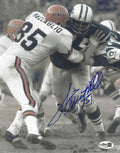 Autographed WINSTON HILL 8x10 New York Jets photo JSA
