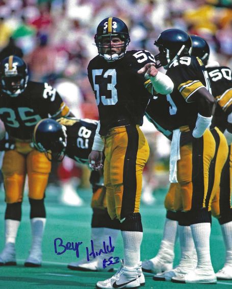 Autographed BRYAN HINKLE 8x10 Pittsburgh Steelers Photo