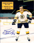 Autographed KEN HODGE Boston Bruins  Photo