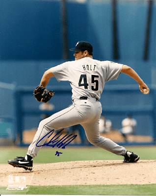 AUTOGRAPHED  photo CHRIS HOLT Houston Astros