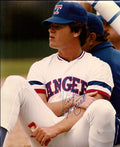 AUTOGRAPHED RICK HONEYCUTT 8x10 Texas Rangers Photo