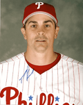 AUTOGRAPHED PAUL HOOVER 8x10 Philadelphia Phillies Photo