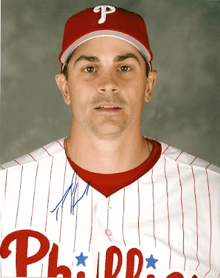 AUTOGRAPHED PAUL HOOVER 8x10 Philadelphia Phillies Photo