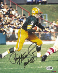 Autographed PAUL HORNUNG "HOF 86" 8X10 Green Bay Packers Photo JSA