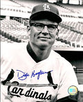 AUTOGRAPHED DICK HUGHES 8x10 St. Louis Cardinals photo