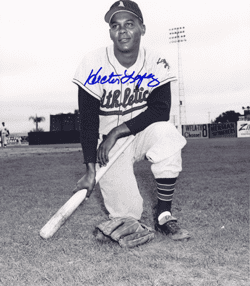 AUTOGRAPHED HECTOR LOPEZ 8x10 Kansas City A's Photo