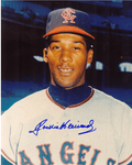 AUTOGRAPHED SIGNED photo JACKIE HERNANDEZ Angels