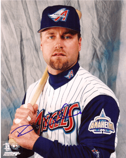 AUTOGRAPHED SIGNED photo DAVE HOLLINS #1 Angels