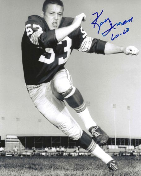 Autographed KEN IMAN 8X10 Green Bay Packers Photo