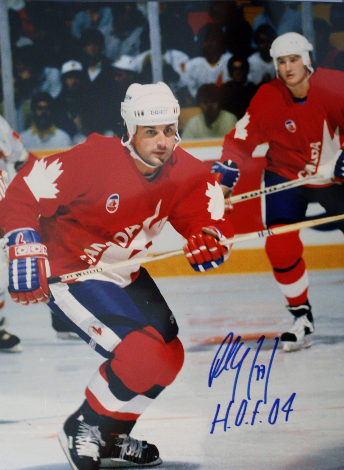 Autographed Paul Coffey 16x20 Team Canada Photo w/ COA