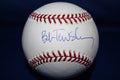 Autographed BOB TEWKSBURY Official Major League Baseball