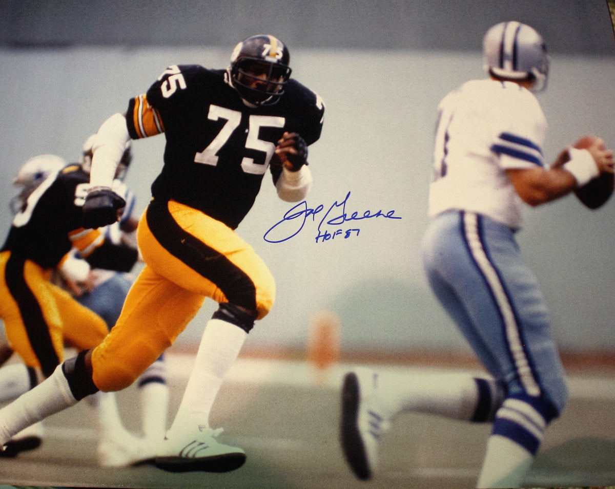 Autographed Joe Greene Pittsburgh Steelers 16x20 Photo with COA