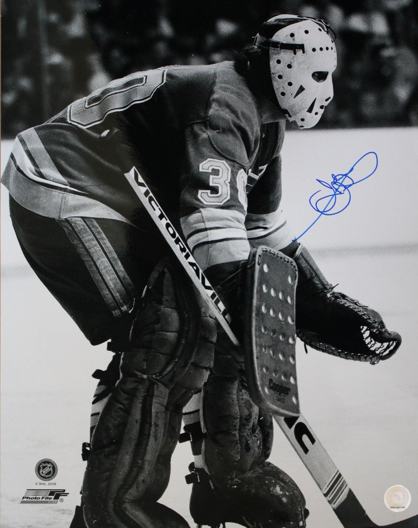 Autographed 16 x 20 JOHN DAVIDSON St. Louis Blues  Photo