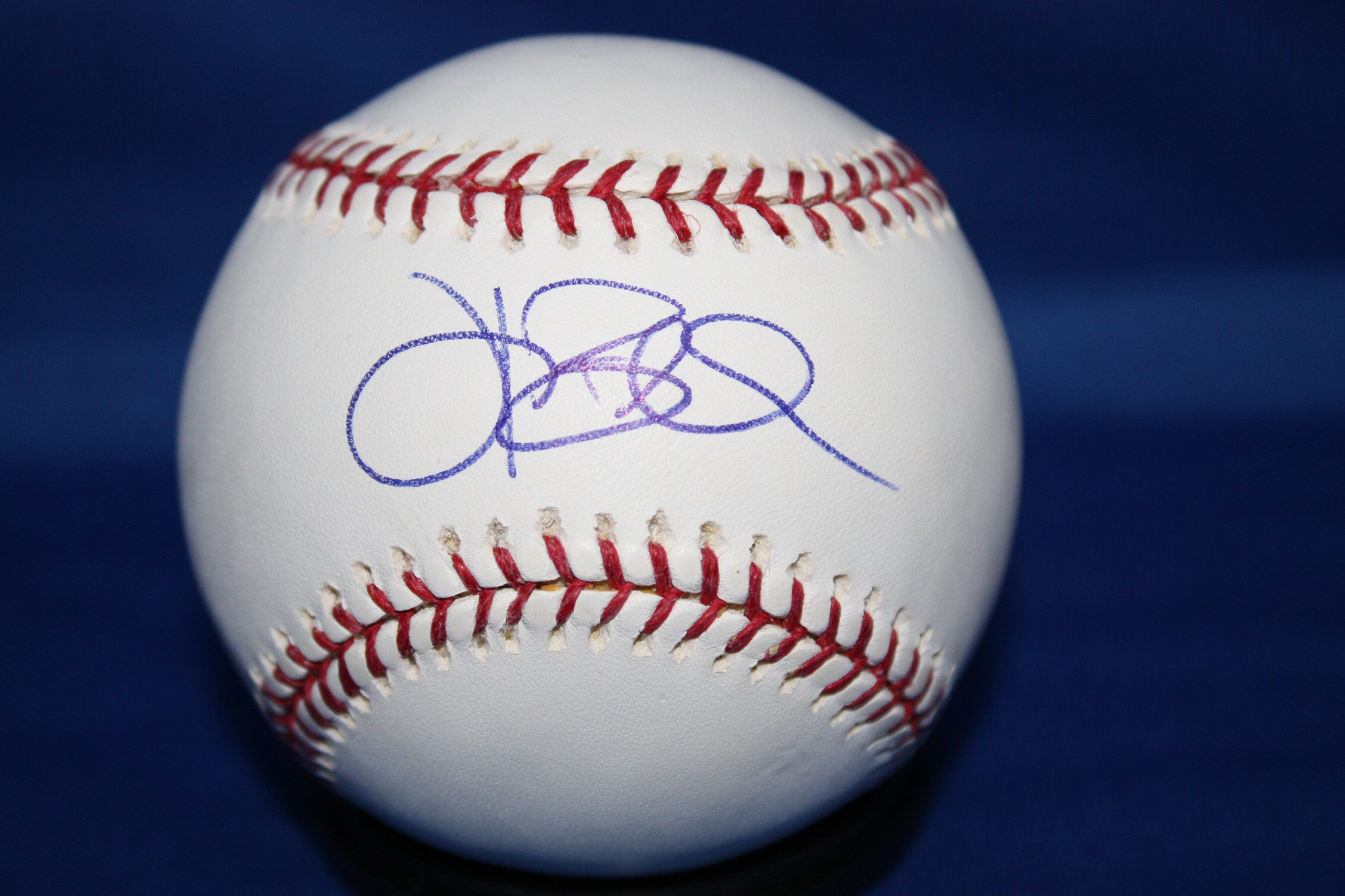 HANK BLALOCK  Autographed Official Rawlings  Major League Baseball