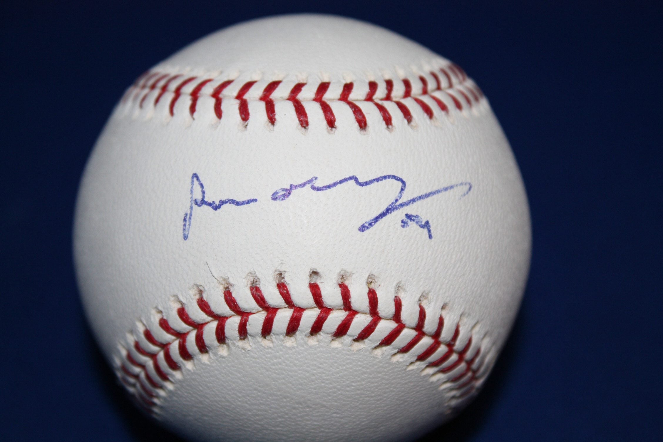 Autographed RUSS OHLENDORF Official Major League Baseball