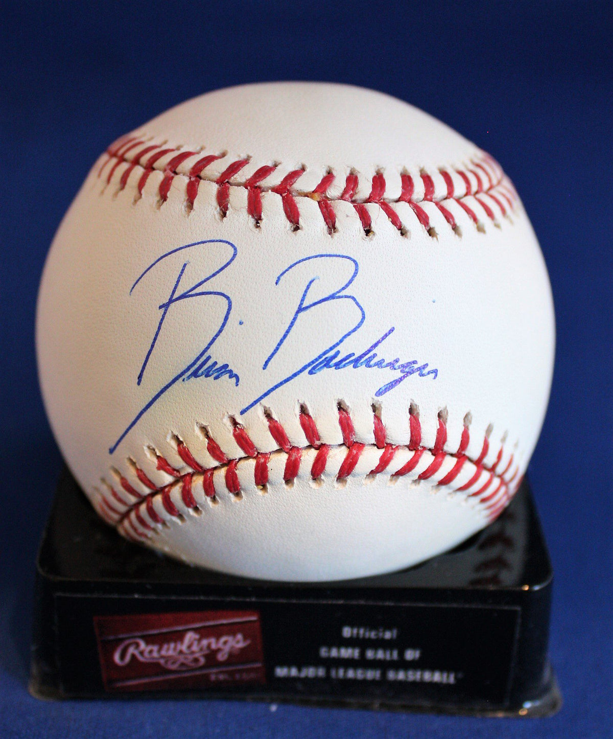 Autographed Brian BoehringerOfficial Major League Baseball