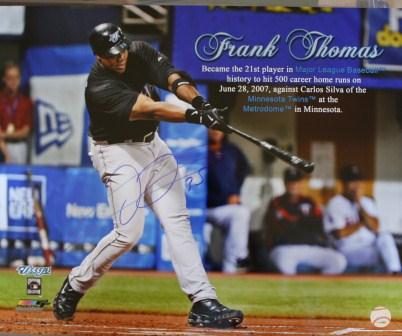 AUTOGRAPHED 16 x 20 FRANK THOMAS -Toronto Blue Jays  Photo