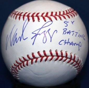 Autographed WADE BOGGS "5x Batting Champ" Official Major League Baseball