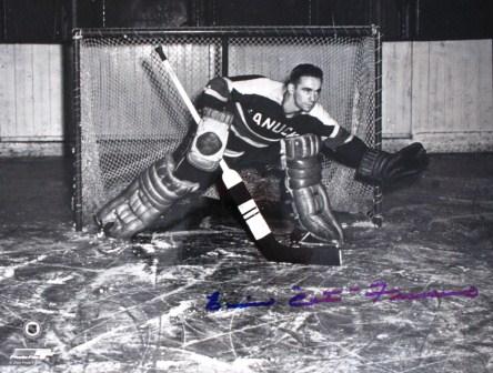 Autographed EMILE FRANCIS CANUCKS 11X14  Photo
