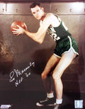 Autographed ED MACAULEY 11 x 14 Boston Celtics Photo