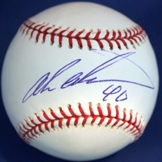 AKANORI OTSUKA Autographed Official Major League Baseball