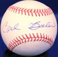 CARL BOLES Autographed Official Major League Baseball