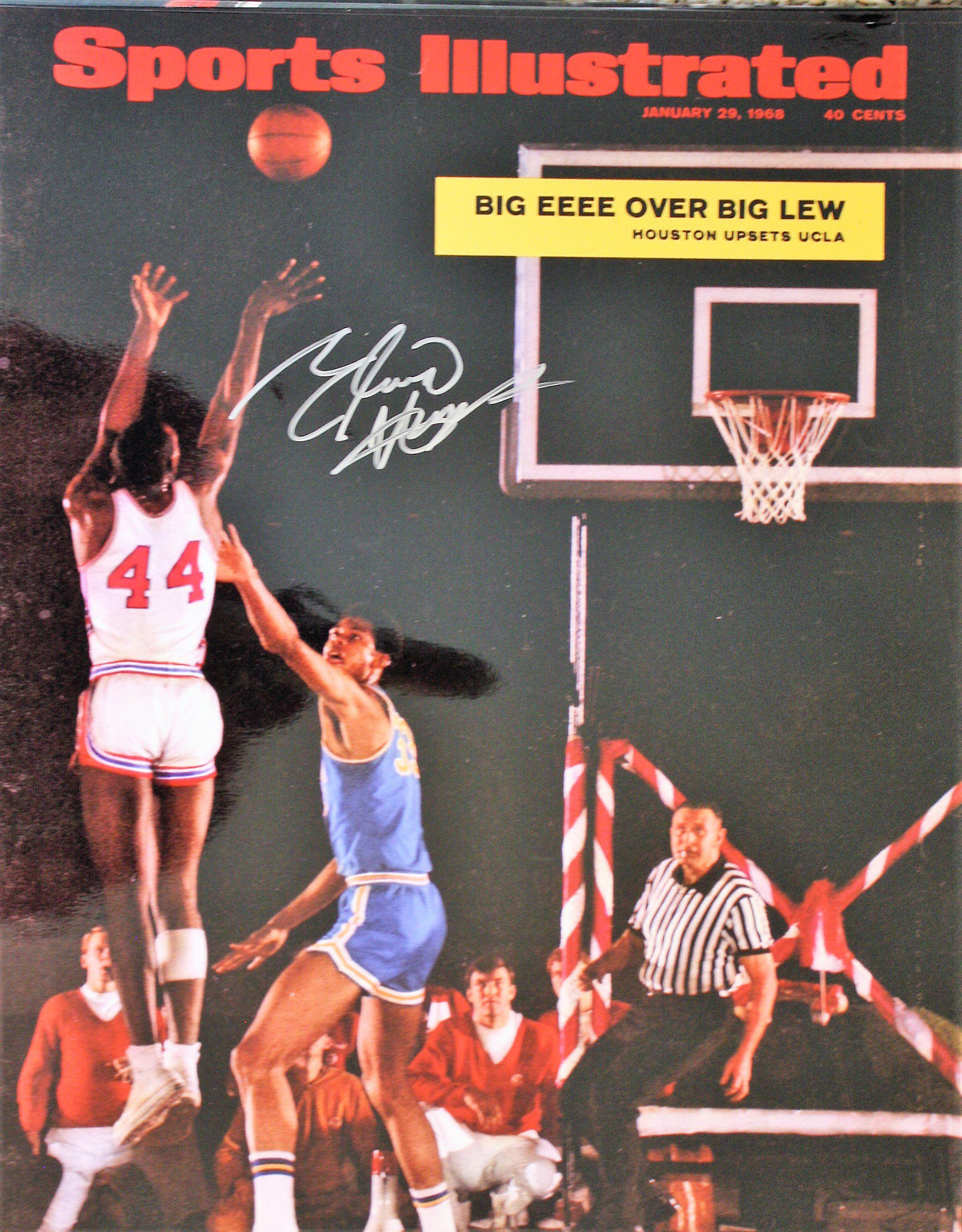 Autographed Elvin Hayes Houston Cougars 16x20 Photo with COA