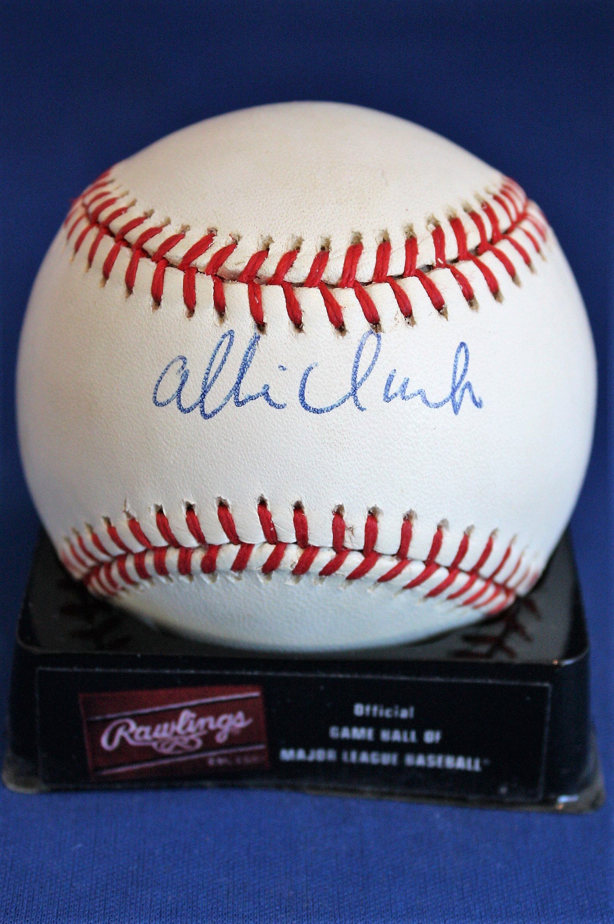 Autographed Allie Clark Official Major League Baseball with COA