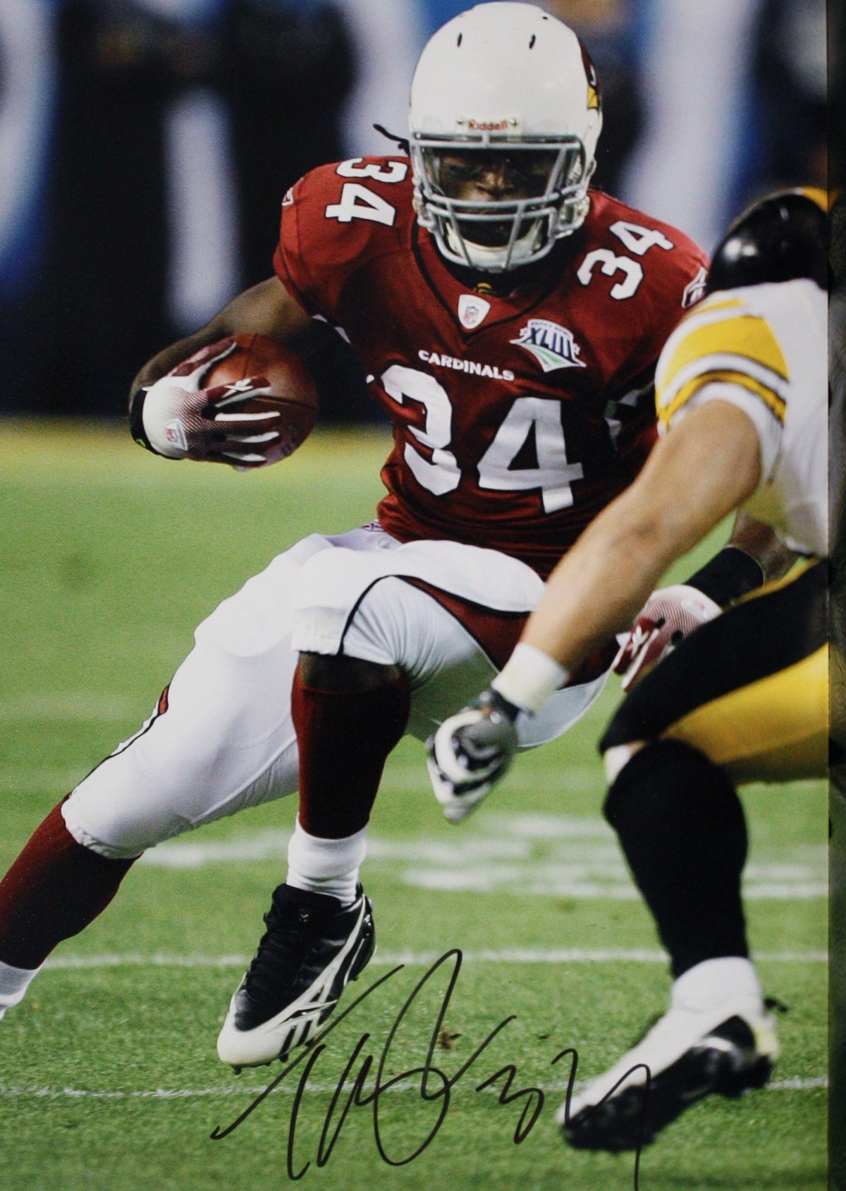 Autographed 11x14 Tim Hightower Arizona Cardinals photo