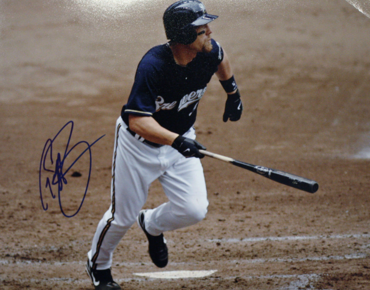 Autographed 11x14 Geoff Jenkins Milwaukee Brewers phot
