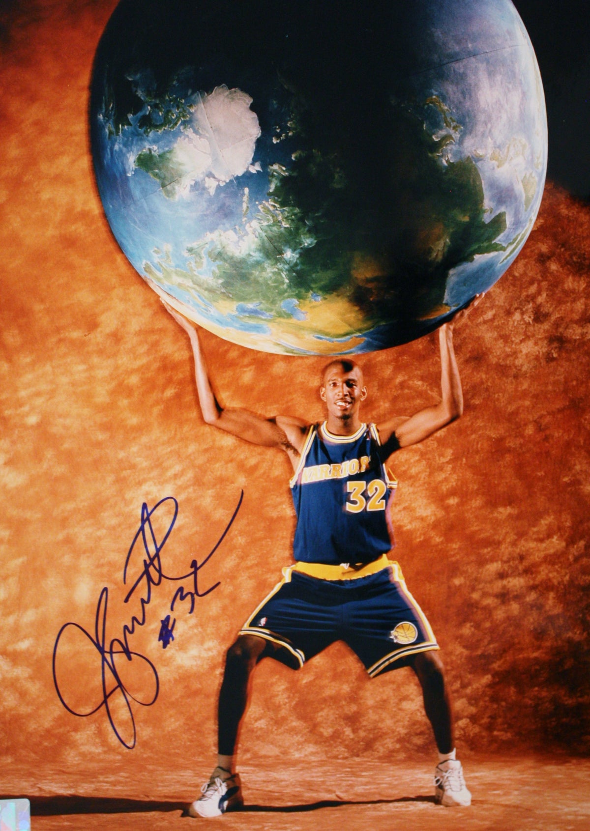 Autographed Joe Smith Golden State Warriors 16x20  photo