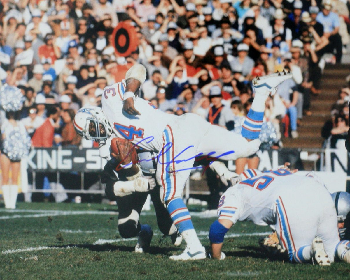 AUTOGRAPHED 16x20 Earl Campbell Houston Oilers Photo
