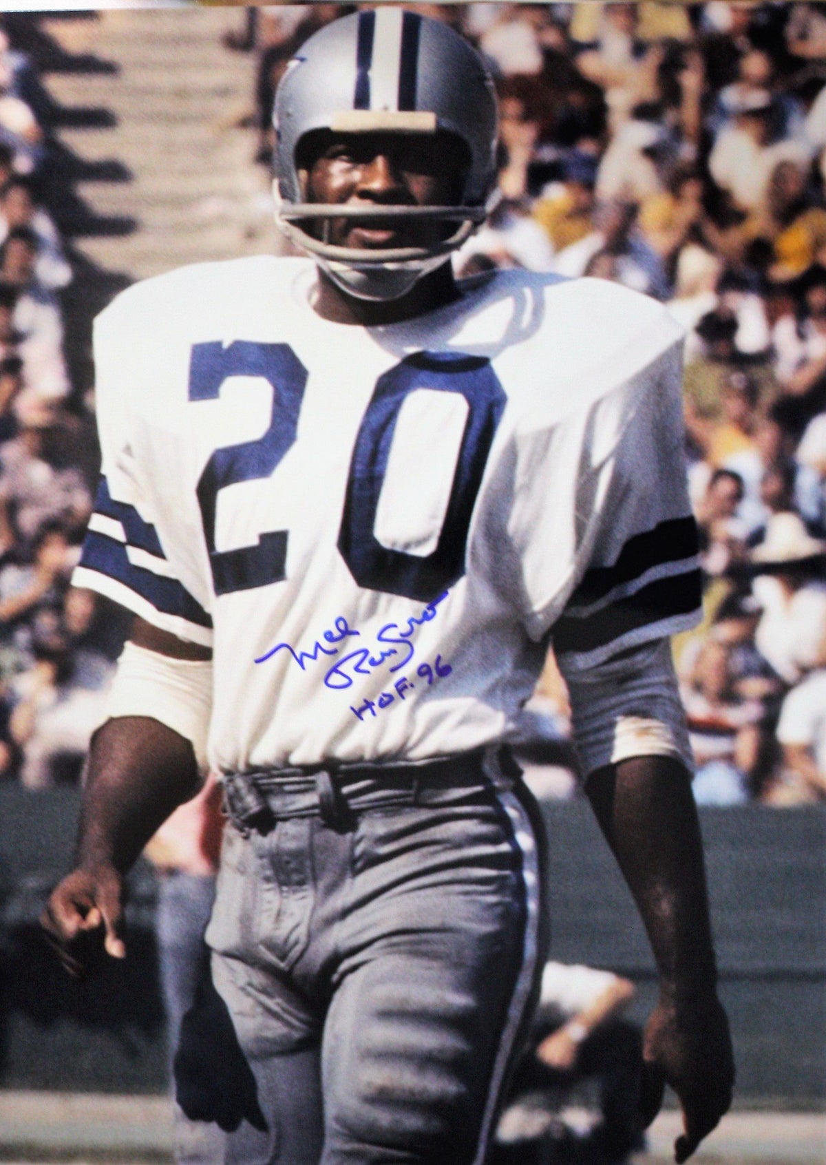 Autographed Mel Renfro Dallas Cowboys 16x20 Photo with COA