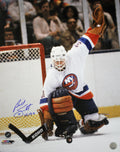 Autographed 16X20 Billy Smith "HOF 93" New York Islanders Photo with COA