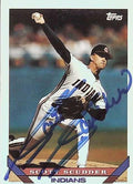 Autographed SCOTT SCUDDER 1993 Topps Card