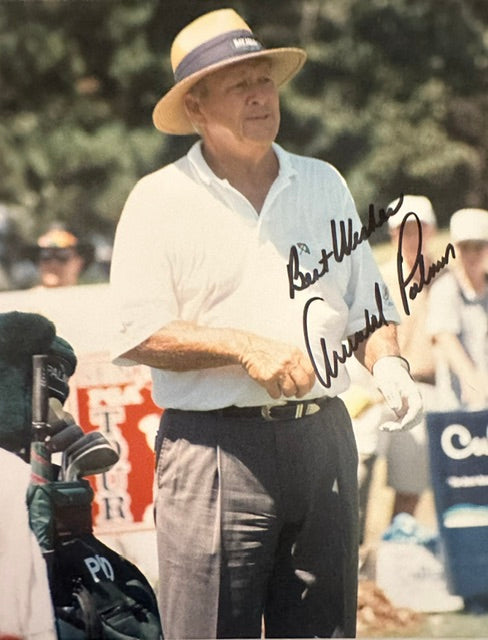 Autographed Arnold Palmer PGA 8x10 Photo with JSA COA