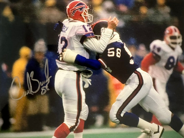 Autographed Carl Banks New York Giants 8x10 Photo with MLA COA