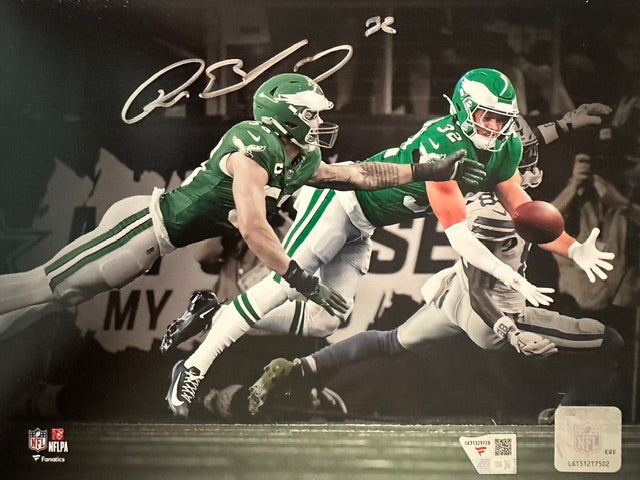 Autographed Reed Blankenship Philadelphia Eagles 8x10 Photo with Fanatics Hologram