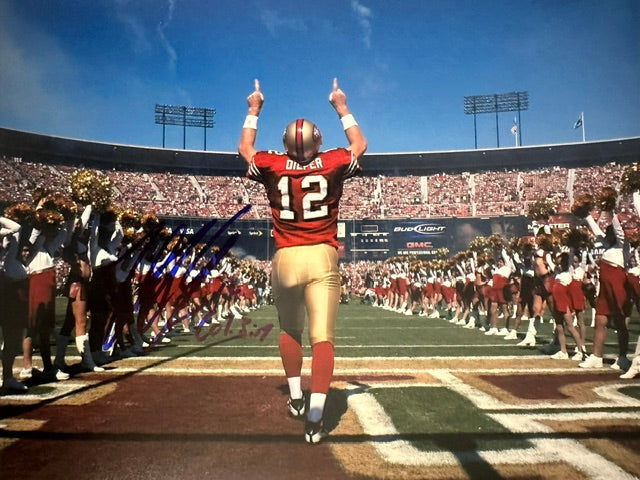 Autographed Trent Dilfer San Francisco 49ers 8x10 Photo with MLA COA