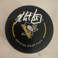 Autographed Kris Letang Pittsburgh Penguins Hockey Puck with Fanatics Hologram