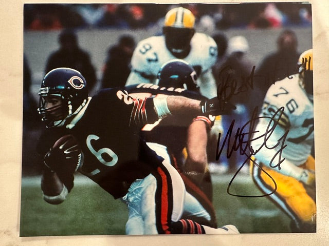Autographed MATT SUHEY 8x10 1985 Chicago Bears Photo