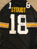 Autographed Cliff Stoudt Pittsburgh Custom Jersey - with  COA